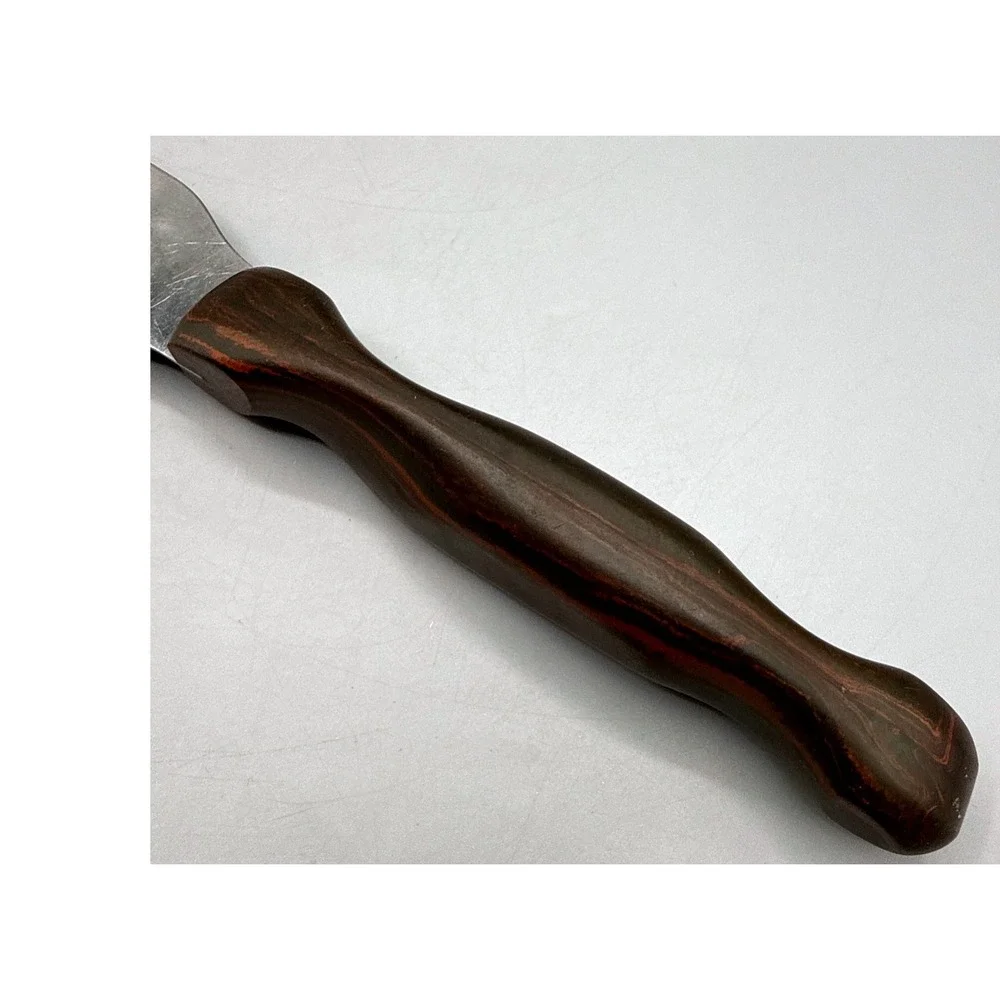Cutco 1028 Spatula Spreader Stainless Steel Brown Swirl Handle Made in USA 11.5